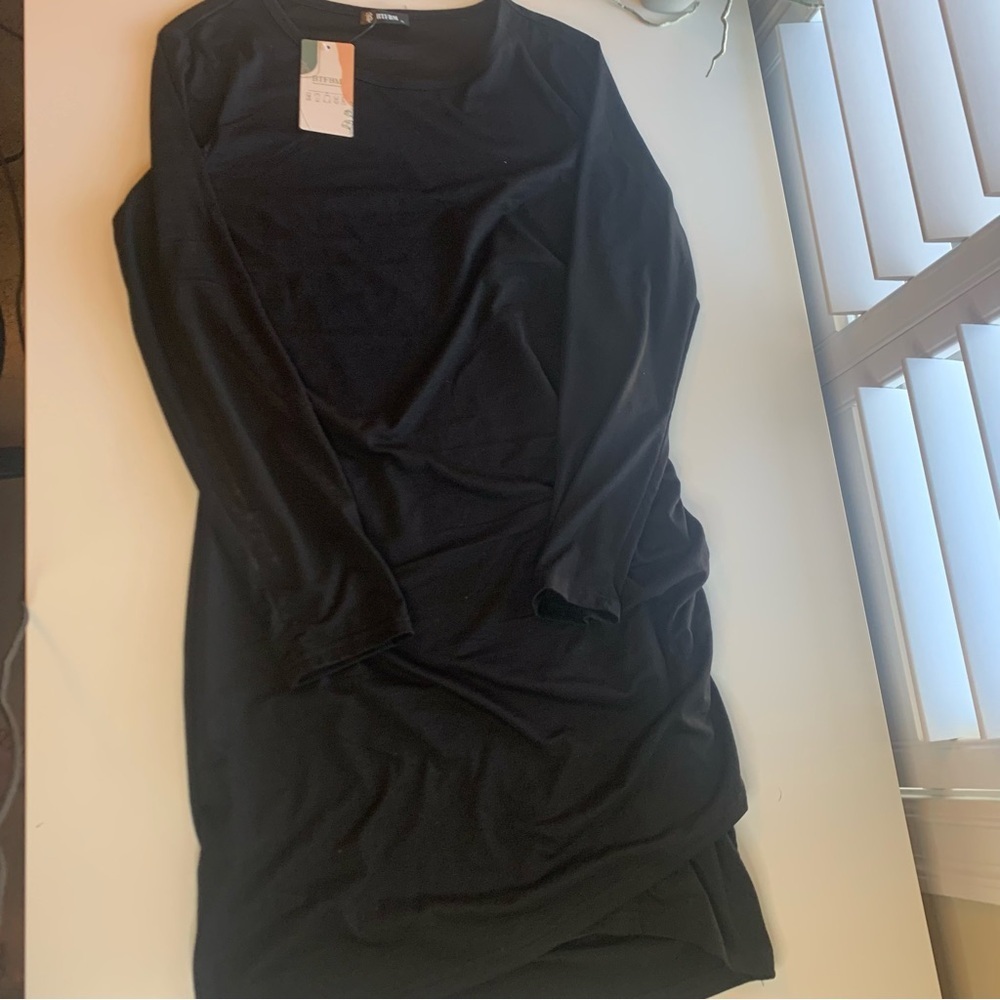 BTFBM Black Dress Long Sleeve